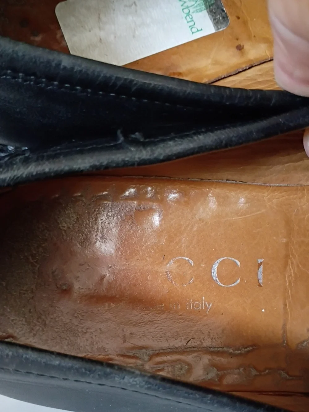Gucci Black Leather  Loafers for Men